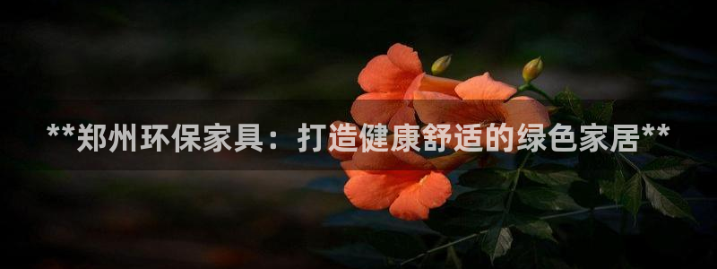 杏耀注册网址：**郑州环保家具：打造健康舒适的绿色家居**