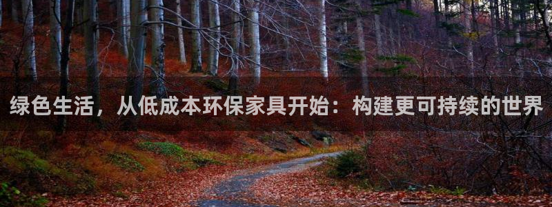 杏耀代理主管qq：绿色生活，从低成本环保家具开始：构建更可持